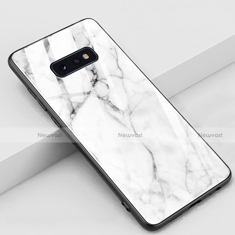Silicone Frame Fashionable Pattern Mirror Case Cover S03 for Samsung Galaxy S10e