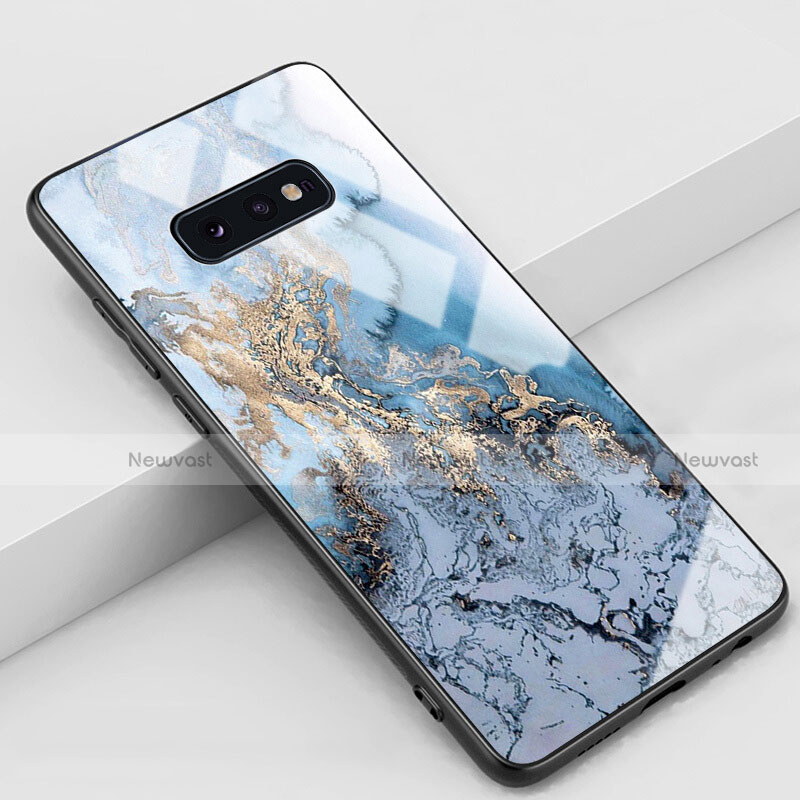 Silicone Frame Fashionable Pattern Mirror Case Cover S04 for Samsung Galaxy S10e