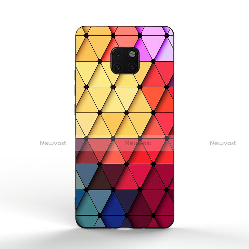 Silicone Frame Fashionable Pattern Mirror Case K02 for Huawei Mate 20 Pro Colorful