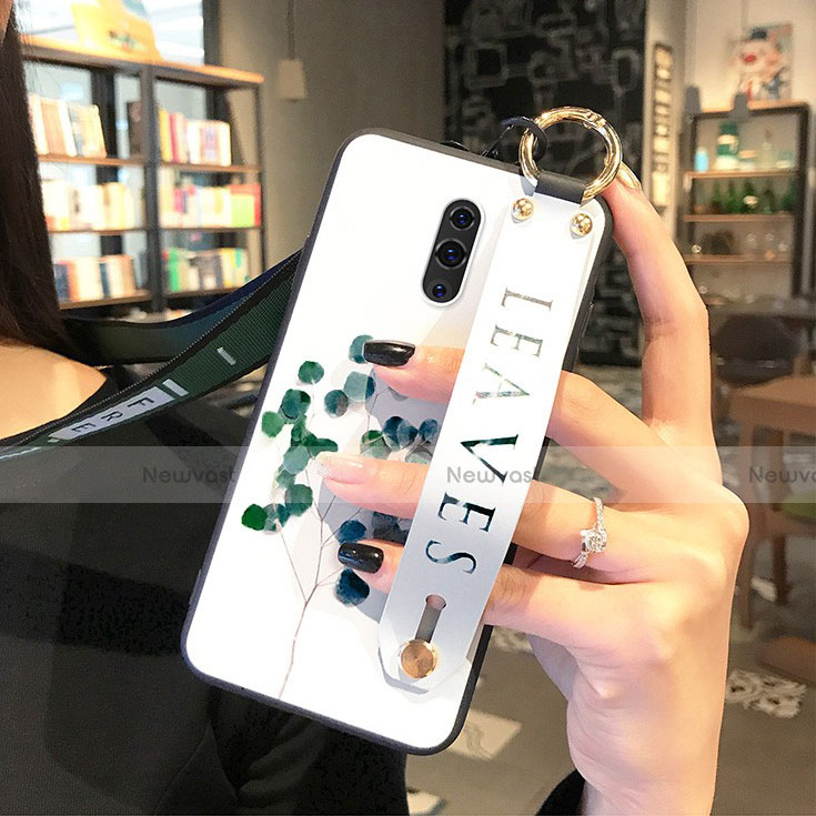 Silicone Frame Flowers Mirror Case Cover for Oppo K3