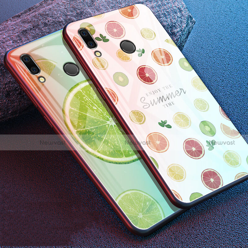 Silicone Frame Fruit Mirror Case Cover for Huawei Honor View 10 Lite