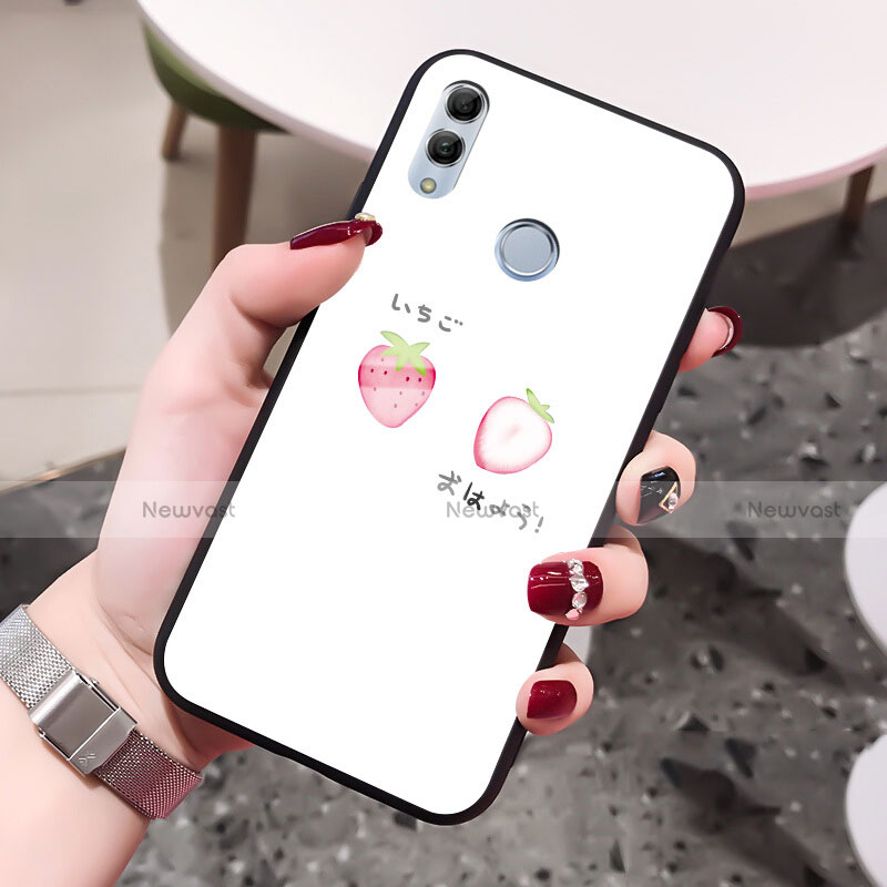 Silicone Frame Love Heart Mirror Case Cover for Huawei Honor 10 Lite