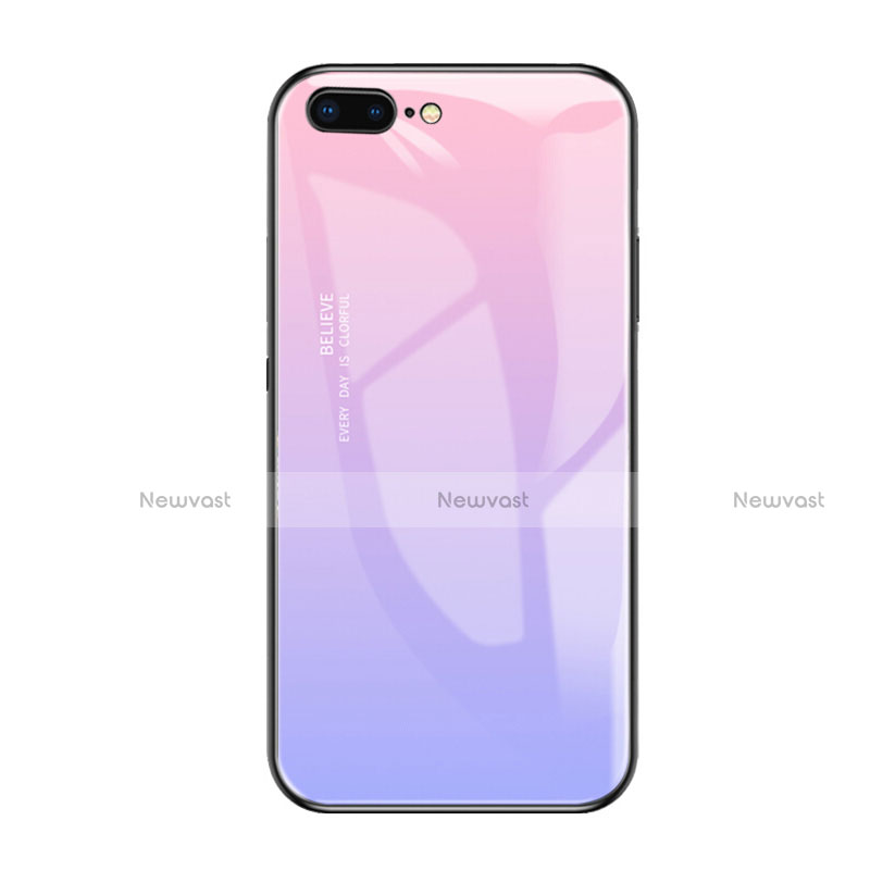 Silicone Frame Mirror Case Cover A01 for Apple iPhone 8 Plus