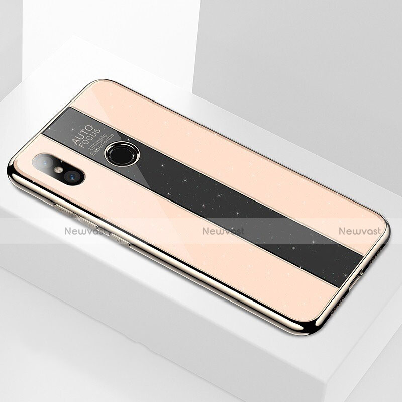 Silicone Frame Mirror Case Cover A01 for Xiaomi Mi 8