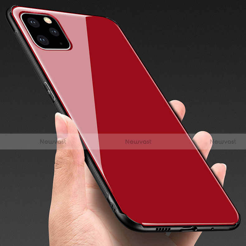 Silicone Frame Mirror Case Cover for Apple iPhone 11 Pro Max