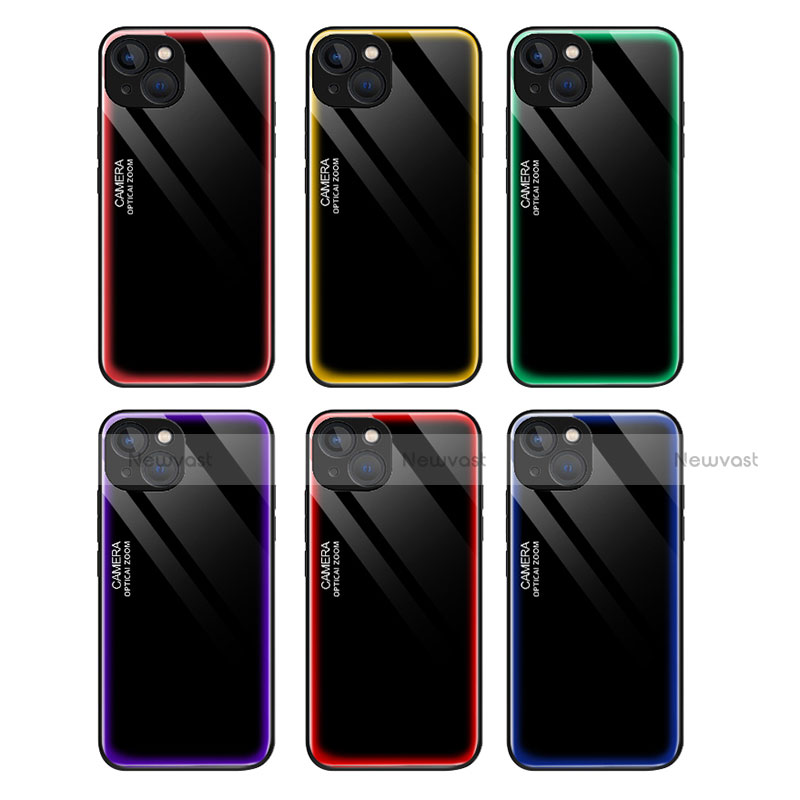 Silicone Frame Mirror Case Cover for Apple iPhone 14