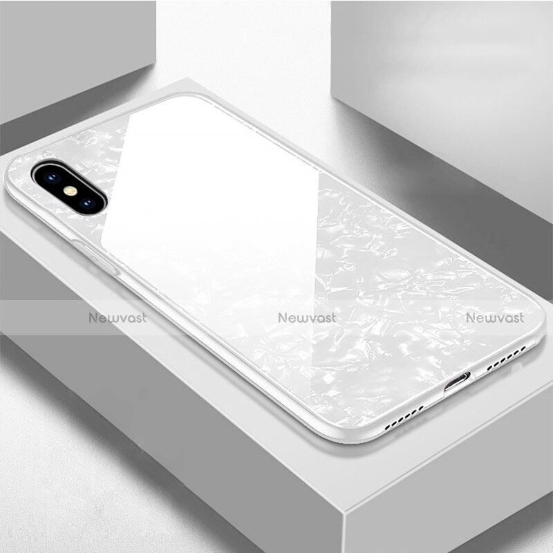Silicone Frame Mirror Case Cover for Apple iPhone X