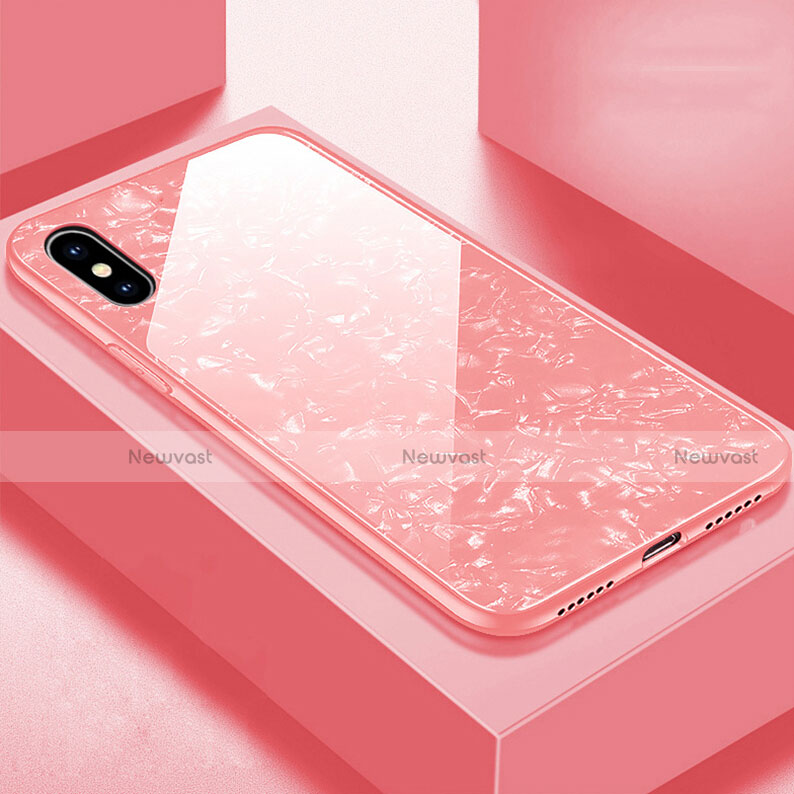 Silicone Frame Mirror Case Cover for Apple iPhone Xs