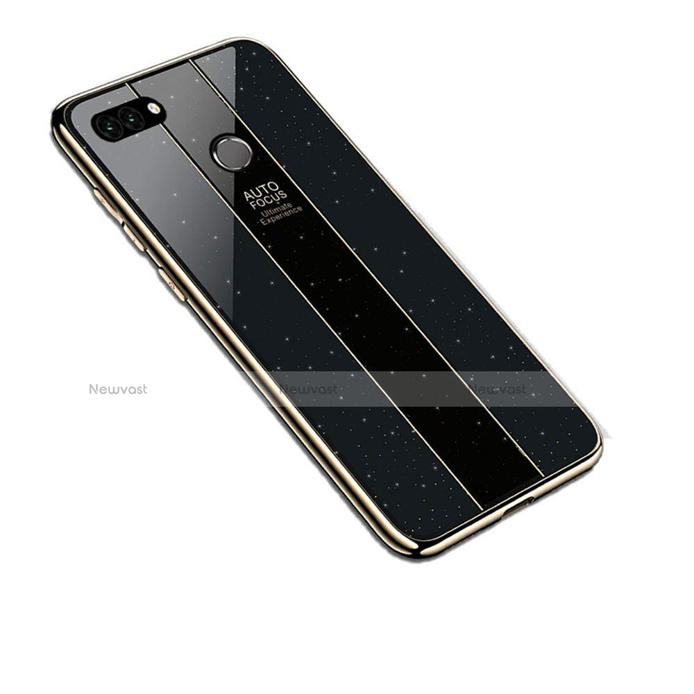 Silicone Frame Mirror Case Cover for Huawei Enjoy 8 Plus