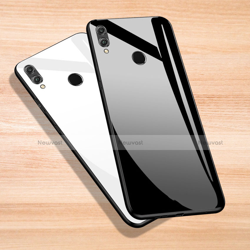 Silicone Frame Mirror Case Cover for Huawei Enjoy 9 Plus