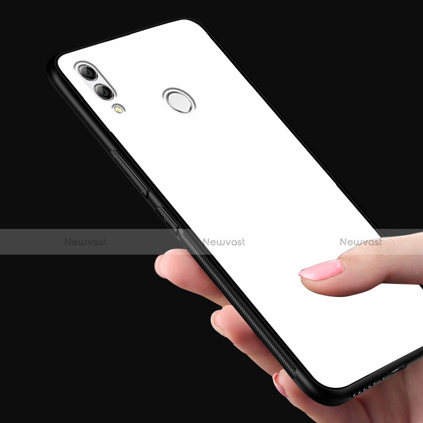 Silicone Frame Mirror Case Cover for Huawei Enjoy 9 Plus