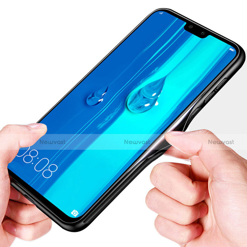 Silicone Frame Mirror Case Cover for Huawei Enjoy 9 Plus