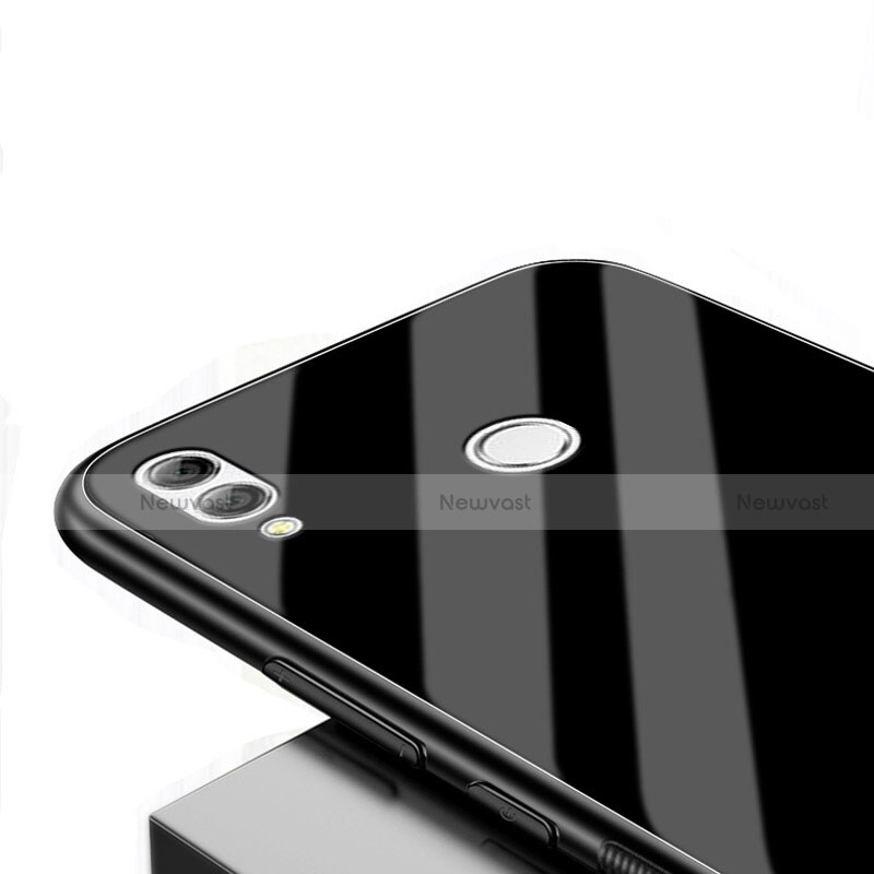 Silicone Frame Mirror Case Cover for Huawei Enjoy 9 Plus