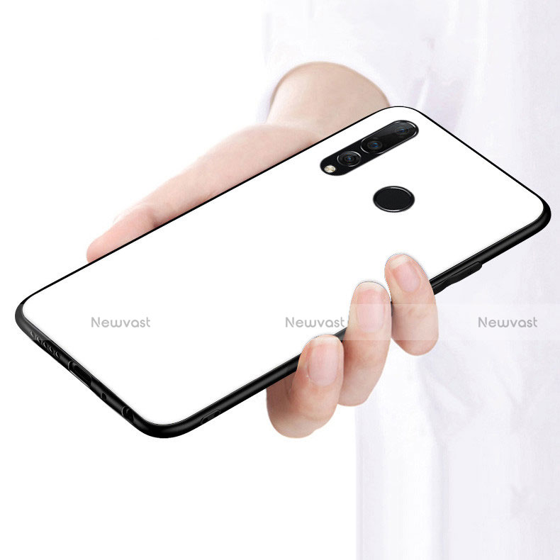 Silicone Frame Mirror Case Cover for Huawei Enjoy 9s