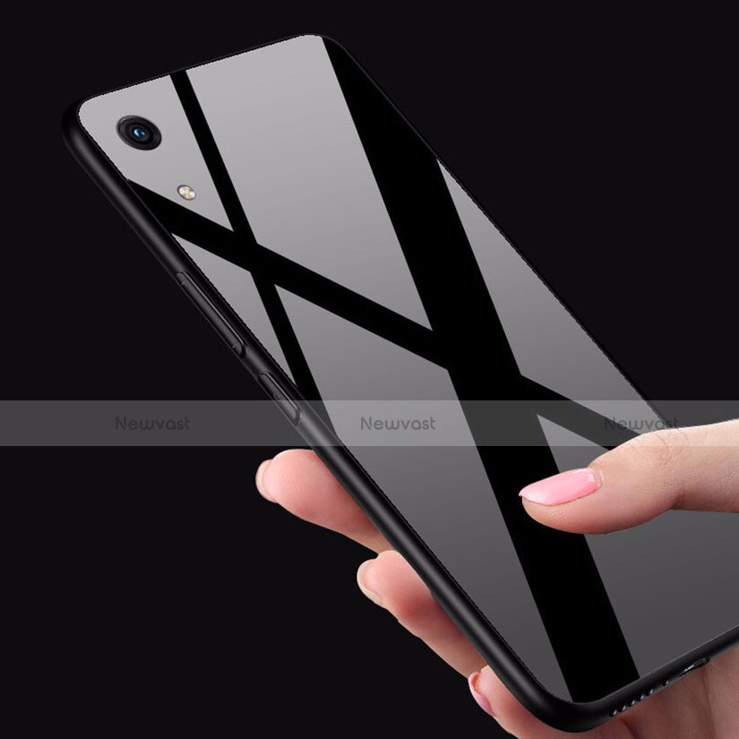Silicone Frame Mirror Case Cover for Huawei Honor 8A