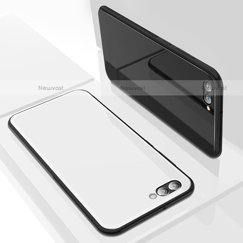 Silicone Frame Mirror Case Cover for Huawei Nova 2S