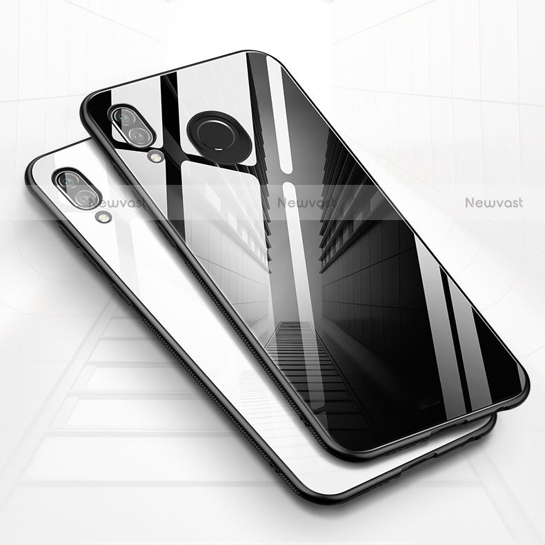 Silicone Frame Mirror Case Cover for Huawei Nova 3e