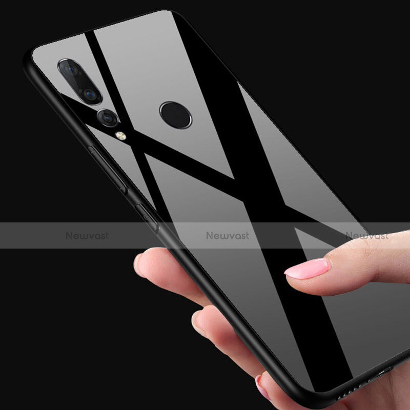 Silicone Frame Mirror Case Cover for Huawei Nova 4