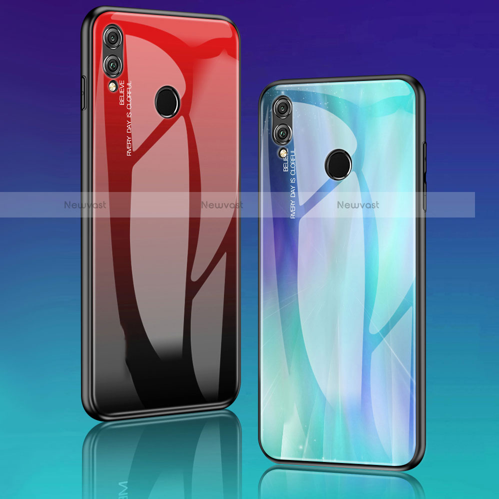 Silicone Frame Mirror Case Cover for Huawei P Smart (2019)