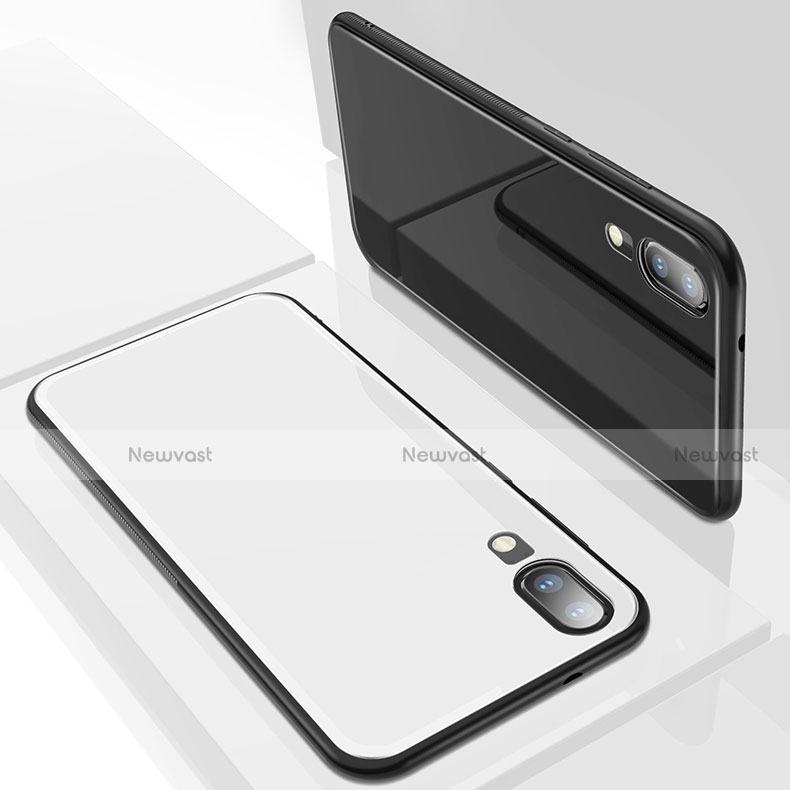 Silicone Frame Mirror Case Cover for Huawei P20