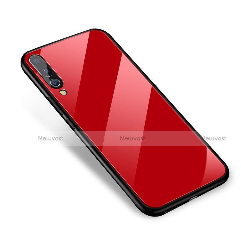 Silicone Frame Mirror Case Cover for Huawei P20 Pro