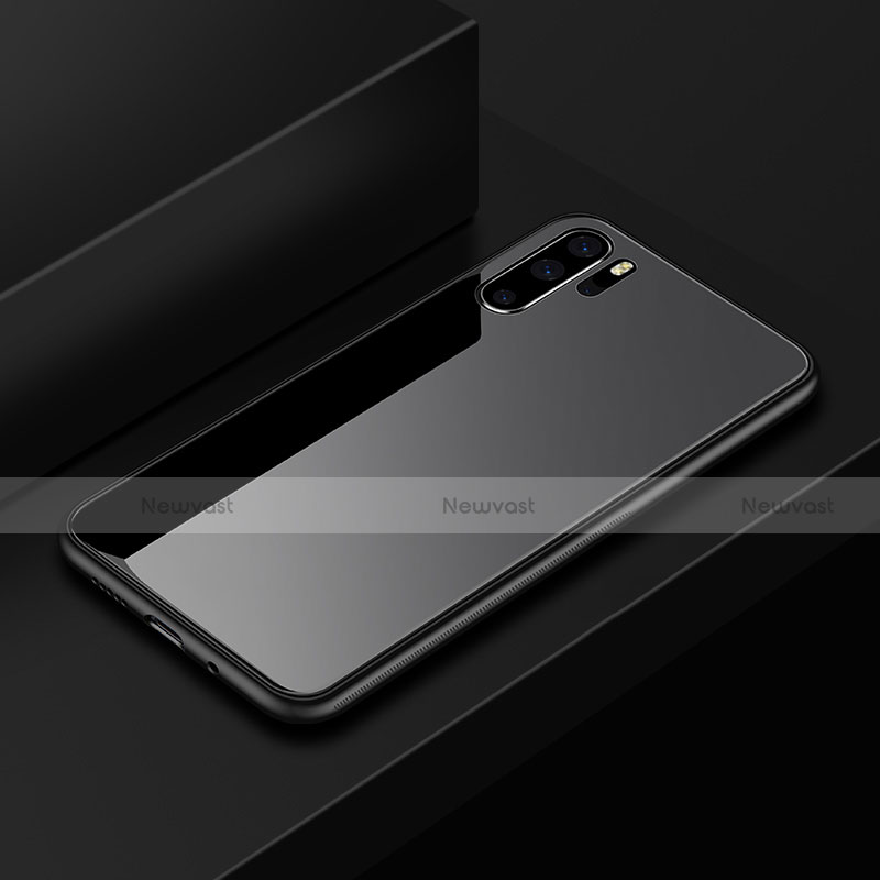Silicone Frame Mirror Case Cover for Huawei P30 Pro