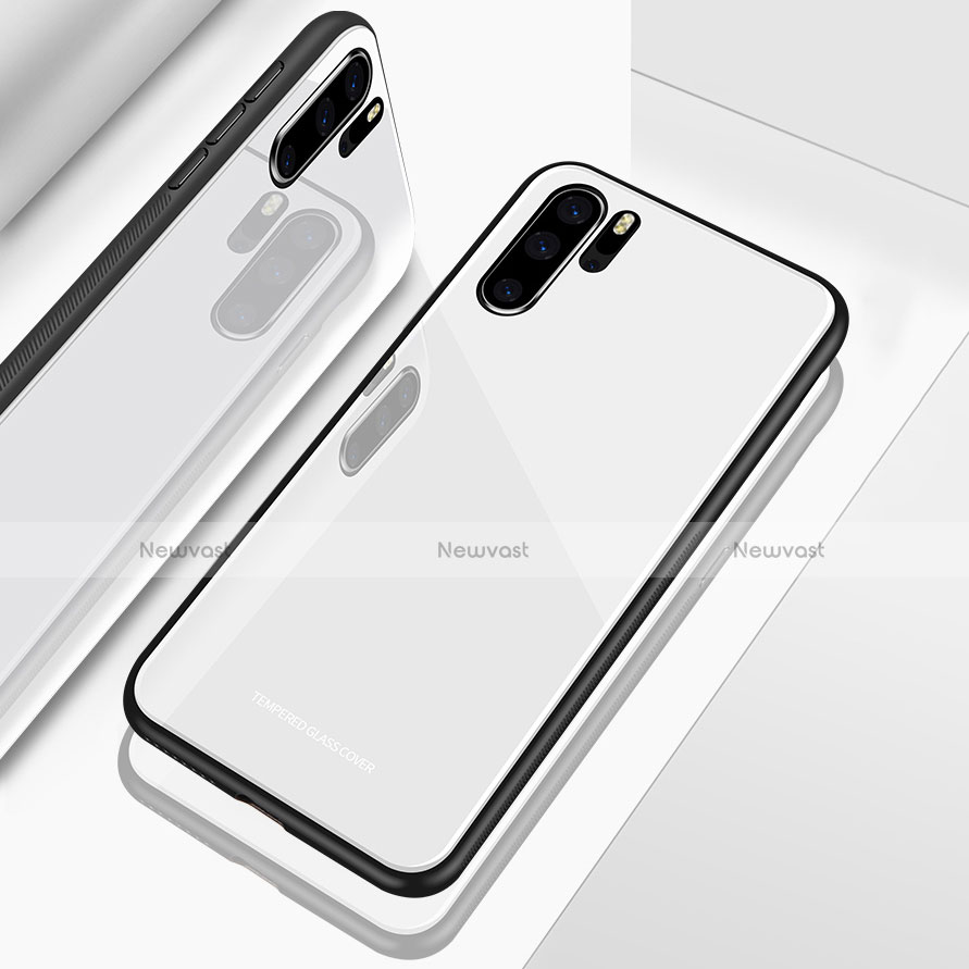 Silicone Frame Mirror Case Cover for Huawei P30 Pro