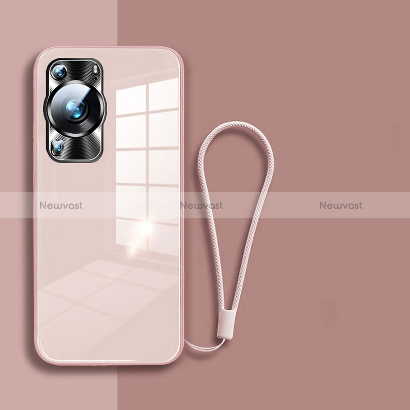 Silicone Frame Mirror Case Cover for Huawei P60