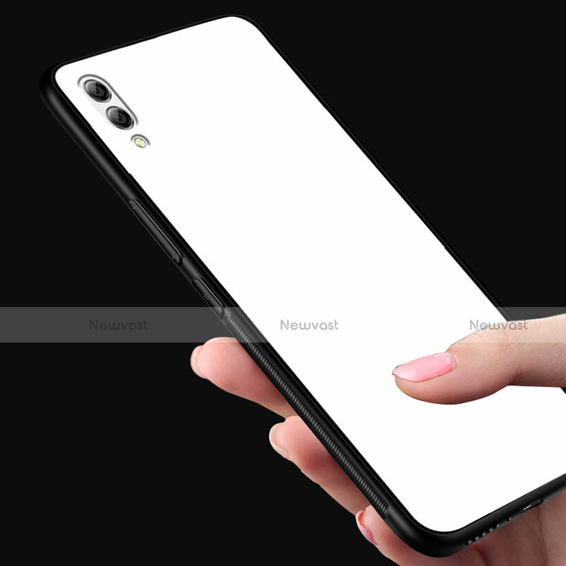 Silicone Frame Mirror Case Cover for Huawei Y7 (2019)