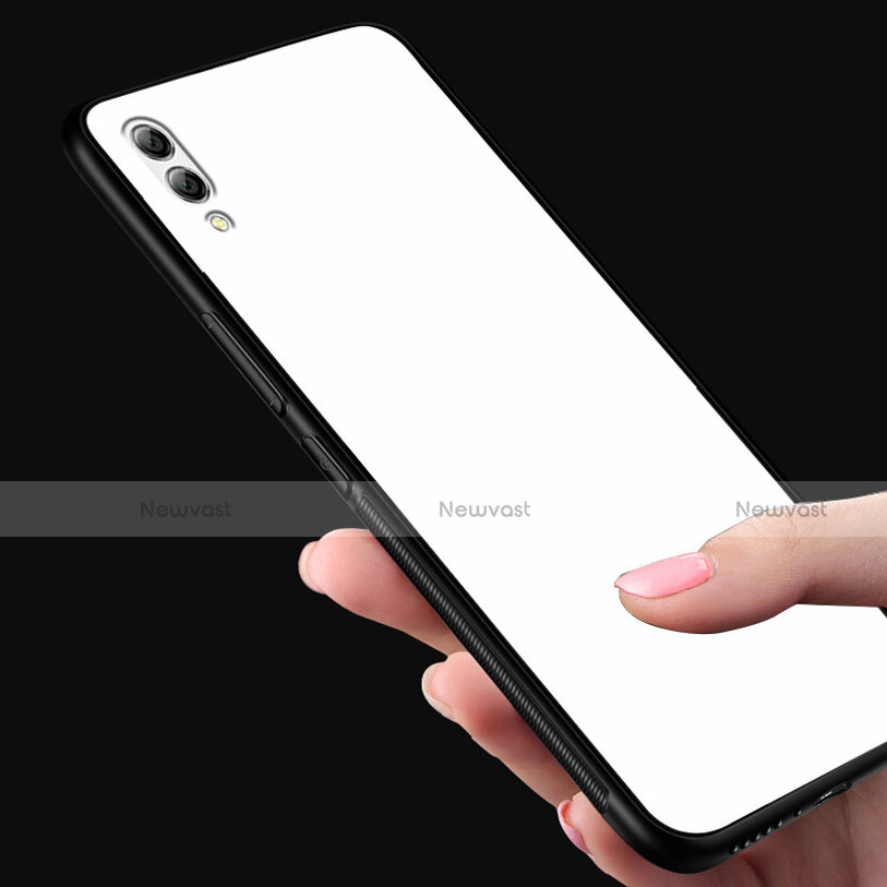 Silicone Frame Mirror Case Cover for Huawei Y7 Pro (2019)
