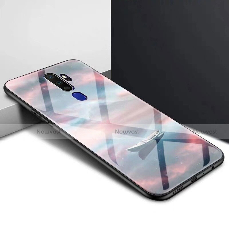 Silicone Frame Mirror Case Cover for Oppo A9 (2020)