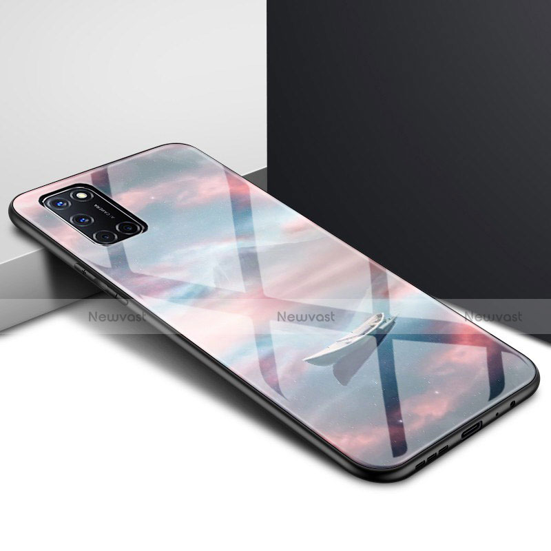 Silicone Frame Mirror Case Cover for Oppo A92