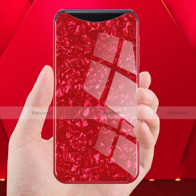 Silicone Frame Mirror Case Cover for Oppo Find X