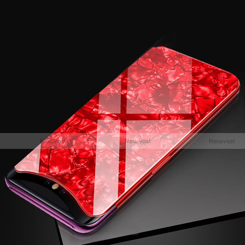 Silicone Frame Mirror Case Cover for Oppo Find X