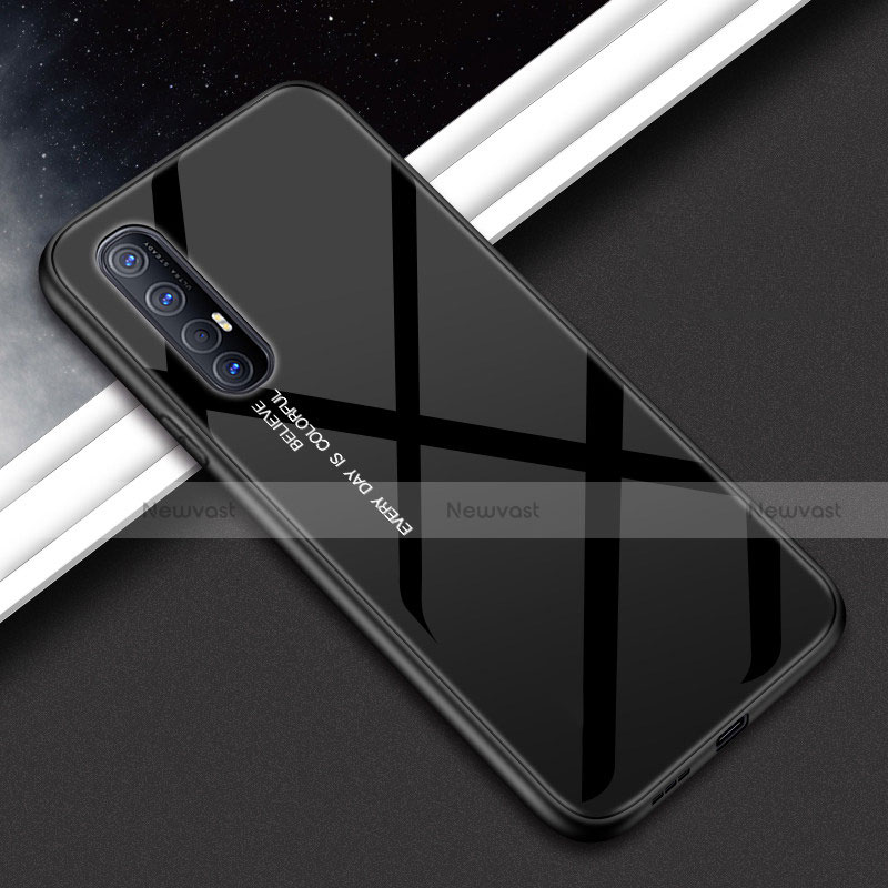 Silicone Frame Mirror Case Cover for Oppo Find X2 Neo