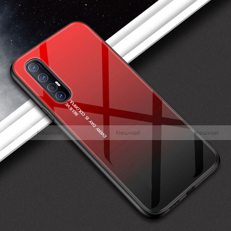 Silicone Frame Mirror Case Cover for Oppo Find X2 Neo