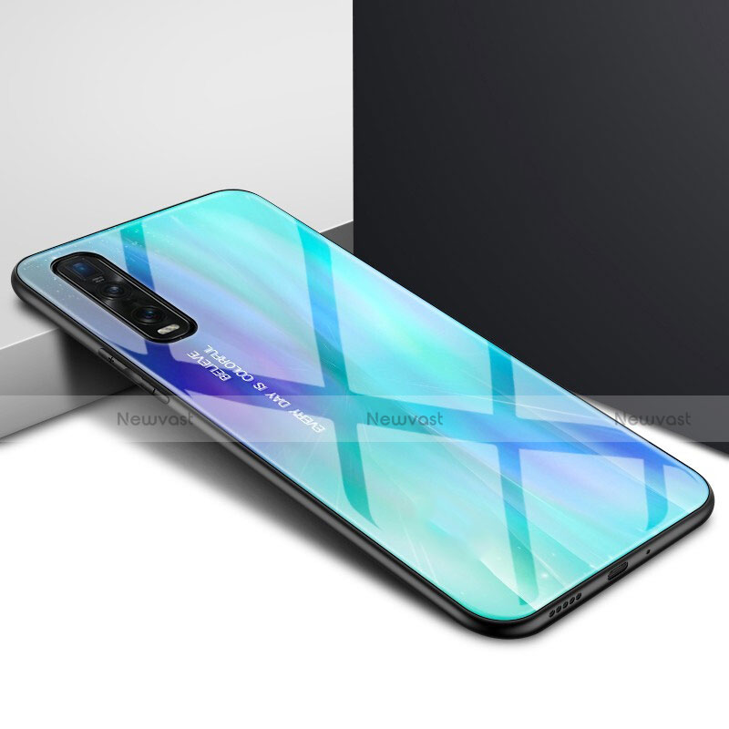 Silicone Frame Mirror Case Cover for Oppo Find X2 Pro