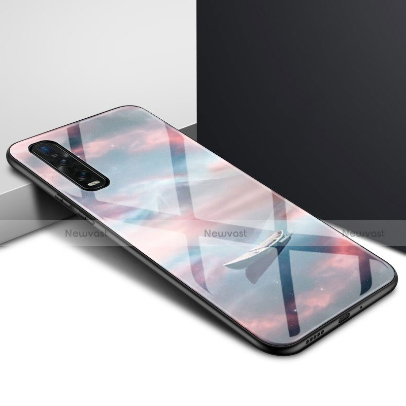 Silicone Frame Mirror Case Cover for Oppo Find X2 Pro Mixed
