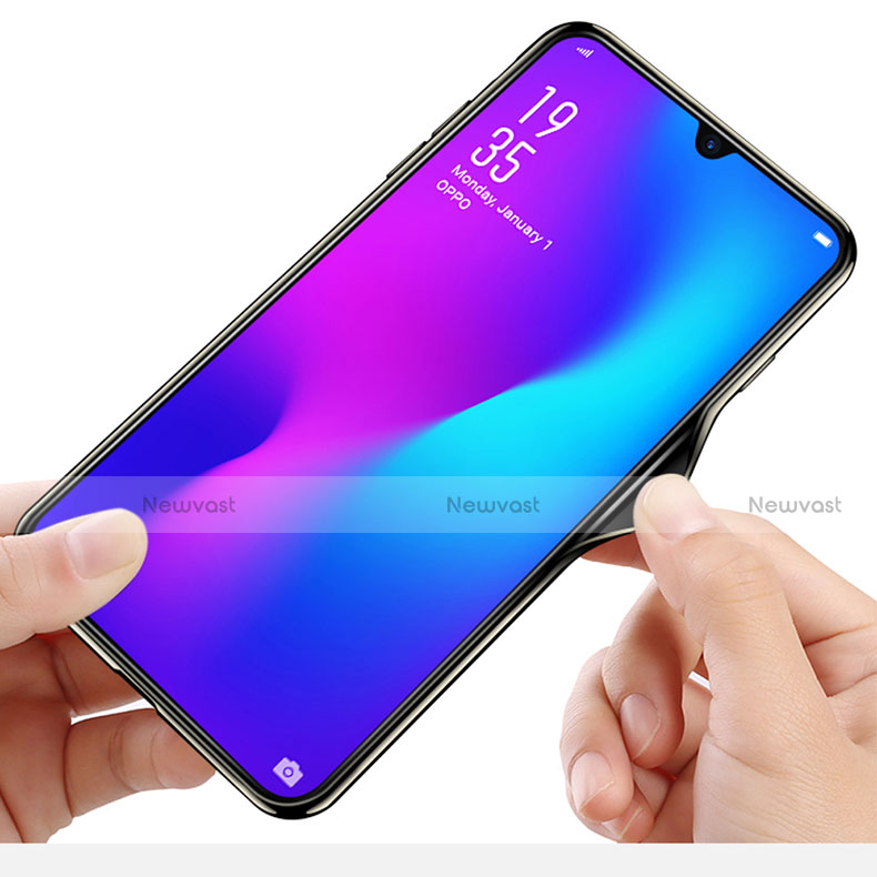 Silicone Frame Mirror Case Cover for Oppo R17 Pro