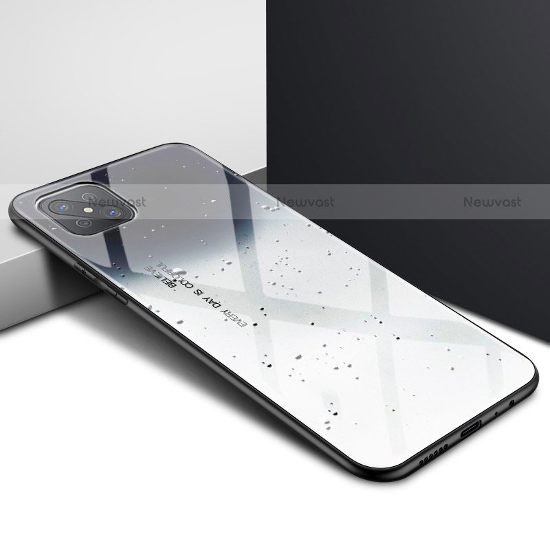 Silicone Frame Mirror Case Cover for Oppo Reno4 Z 5G