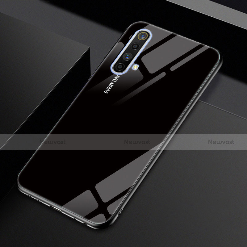 Silicone Frame Mirror Case Cover for Realme X3 SuperZoom Black