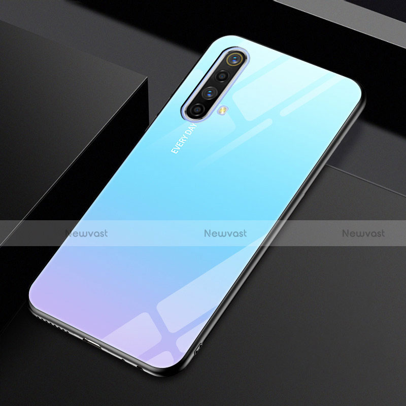 Silicone Frame Mirror Case Cover for Realme X50 5G