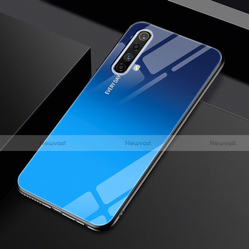 Silicone Frame Mirror Case Cover for Realme X50m 5G