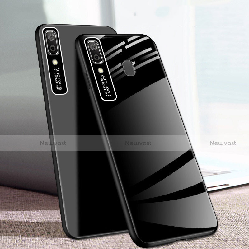 Silicone Frame Mirror Case Cover for Samsung Galaxy A20e