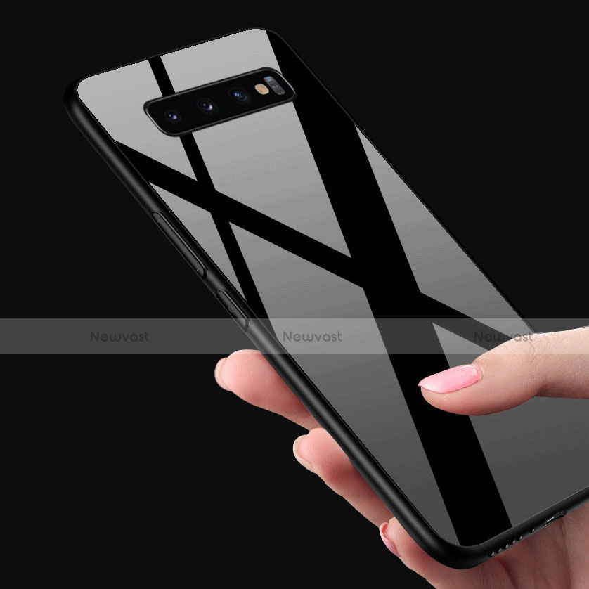 Silicone Frame Mirror Case Cover for Samsung Galaxy S10 5G