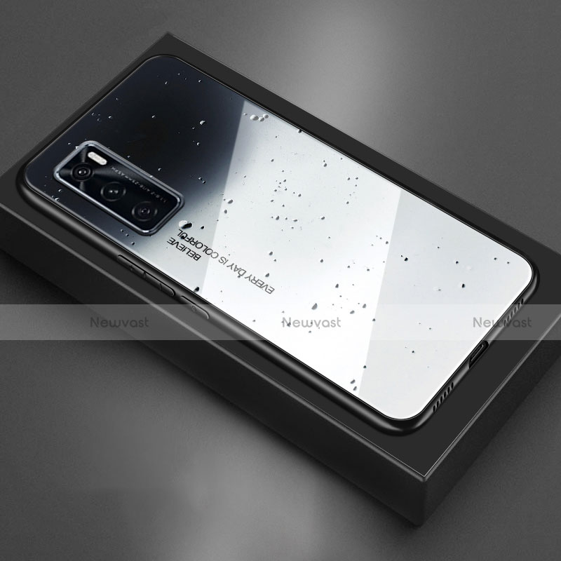 Silicone Frame Mirror Case Cover for Vivo V20 SE