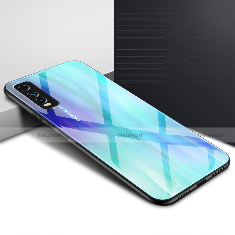 Silicone Frame Mirror Case Cover for Vivo Y11s