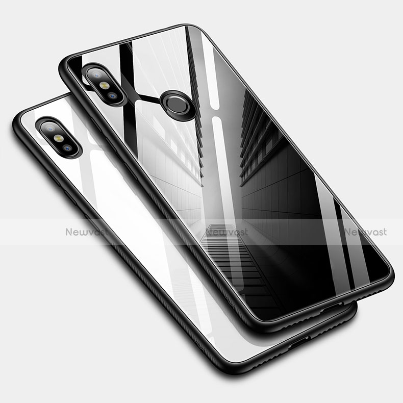 Silicone Frame Mirror Case Cover for Xiaomi Mi 6X