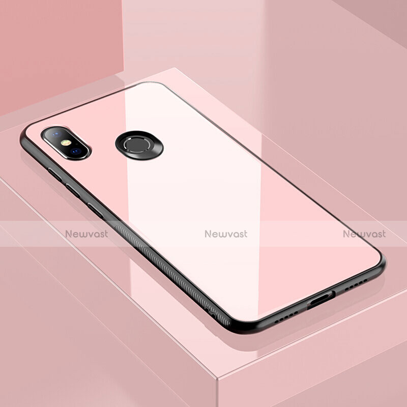 Silicone Frame Mirror Case Cover for Xiaomi Mi 8