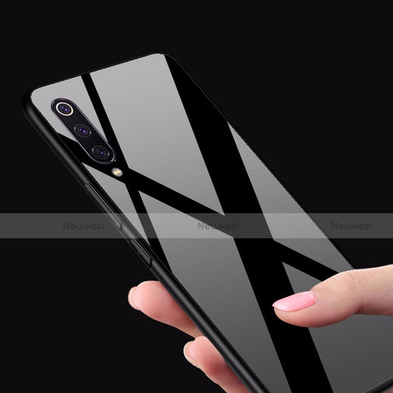 Silicone Frame Mirror Case Cover for Xiaomi Mi 9 Pro